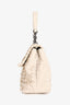Bottega Veneta White Intrecciato Fringe Shoulder Bag