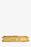 Dries Van Noten Gold Velvet Clutch