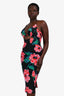 Nicholas Black Floral Cut-Out Sleeveless Dress Size 8