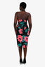 Nicholas Black Floral Cut-Out Sleeveless Dress Size 8