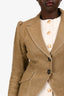 Smythe Beige Linen Blazer Size 10