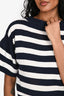 Sacai Luck Navy/White Cotton Striped Sweater Size 1
