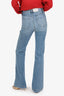7 For All Mankind Blue Denim Ultra High Rise Dojo Jeans Size 24