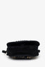 Balmain Black Suede Studded Crossbody Bag