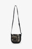 Balmain Black Suede Studded Crossbody Bag