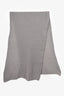 Rick Owens Grey Alpaca/Merino Wool Chunky Scarf