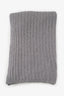 Rick Owens Grey Alpaca/Merino Wool Chunky Scarf