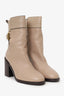 Stuart Weitzman Taupe Leather Heeled Boots Size 9