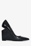 Alexander Wang Croc Embossed Cut-Out Wedges Size 37.5