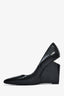 Alexander Wang Croc Embossed Cut-Out Wedges Size 37.5