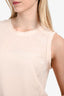Dolce & Gabbana Pink Silk Sleeveless Top Size 44