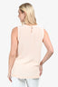 Dolce & Gabbana Pink Silk Sleeveless Top Size 44