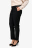 Brunello Cuccinelli Black Wool Tailored Slim Trousers Size 8
