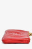 Gucci Red Leather Soho Key Pouch