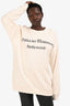 Gucci Cream Cotton 'Chateau Marmont' Sweatshirt Size L