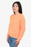 Kenzo Orange Knitted Crewneck Sweater Size S
