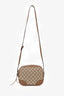 Gucci Beige/Brown Monogram Mini Bree Messenger Bag