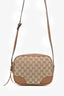 Gucci Beige/Brown Monogram Mini Bree Messenger Bag