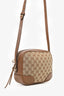 Gucci Beige/Brown Monogram Mini Bree Messenger Bag