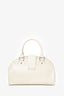 Louis Vuitton White Epi Montaigne GM Bowling Bag
