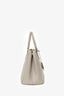 Prada Taupe Saffiano Leather Double Zip Galleria Tote with Strap