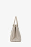 Prada Taupe Saffiano Leather Double Zip Galleria Tote with Strap