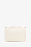 Gucci White Calfskin Medium Dollar Interlocking G Shoulder Bag