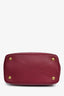 Louis Vuitton Burgundy Leather Monogram Empreinte 'Citadine' PM Bag