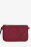 Louis Vuitton Burgundy Leather Monogram Empreinte 'Citadine' PM Bag