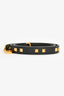 Hermès Black Leather Studded Bag Strap
