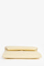 Hermes White Leather 'Calvi' Coin Pouch