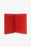 Goyard Red Goyardine Leather Card Holder
