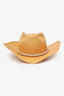 Gladys Tamez Brown Straw Cowboy Hat Size XS