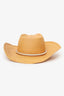 Gladys Tamez Brown Straw Cowboy Hat Size XS