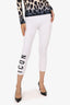 DSquared2 White 'ICON' Leggings Size S