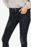 R13 Grey Distressed Skinny Jeans Size 26