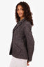 Jill Sander Grey Wool Single Breasted Hourglass Blazer Size 40