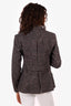 Jill Sander Grey Wool Single Breasted Hourglass Blazer Size 40