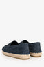 Pre-Loved Chanel™ Navy/Black Denim CC Logo Espadrilles Size 38