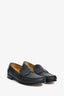 Hermès Black Leather 'Kennedy' Loafers Size 38