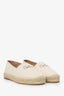 Celine Cream Logo Espadrilles Size 38