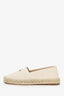 Celine Cream Logo Espadrilles Size 38