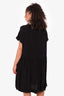 Isabel Marant Etoile Black Silk Short Sleeve Dress Size 38