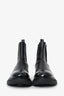 Alexander McQueen Black Shiny Toecap Chelsea Boot Size 43 Mens