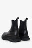 Alexander McQueen Black Shiny Toecap Chelsea Boot Size 43 Mens