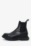 Alexander McQueen Black Shiny Toecap Chelsea Boot Size 43 Mens