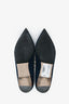 Valentino Navy Suede Leather Rockstud Flats Size 38
