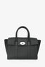 Mulberry Dark Grey Leather Bayswater Satchel with Strap