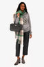 Mulberry Dark Grey Leather Bayswater Satchel with Strap