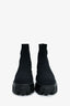 Prada Black Knit Extra Light Lug Sole Boots Size 37.5
